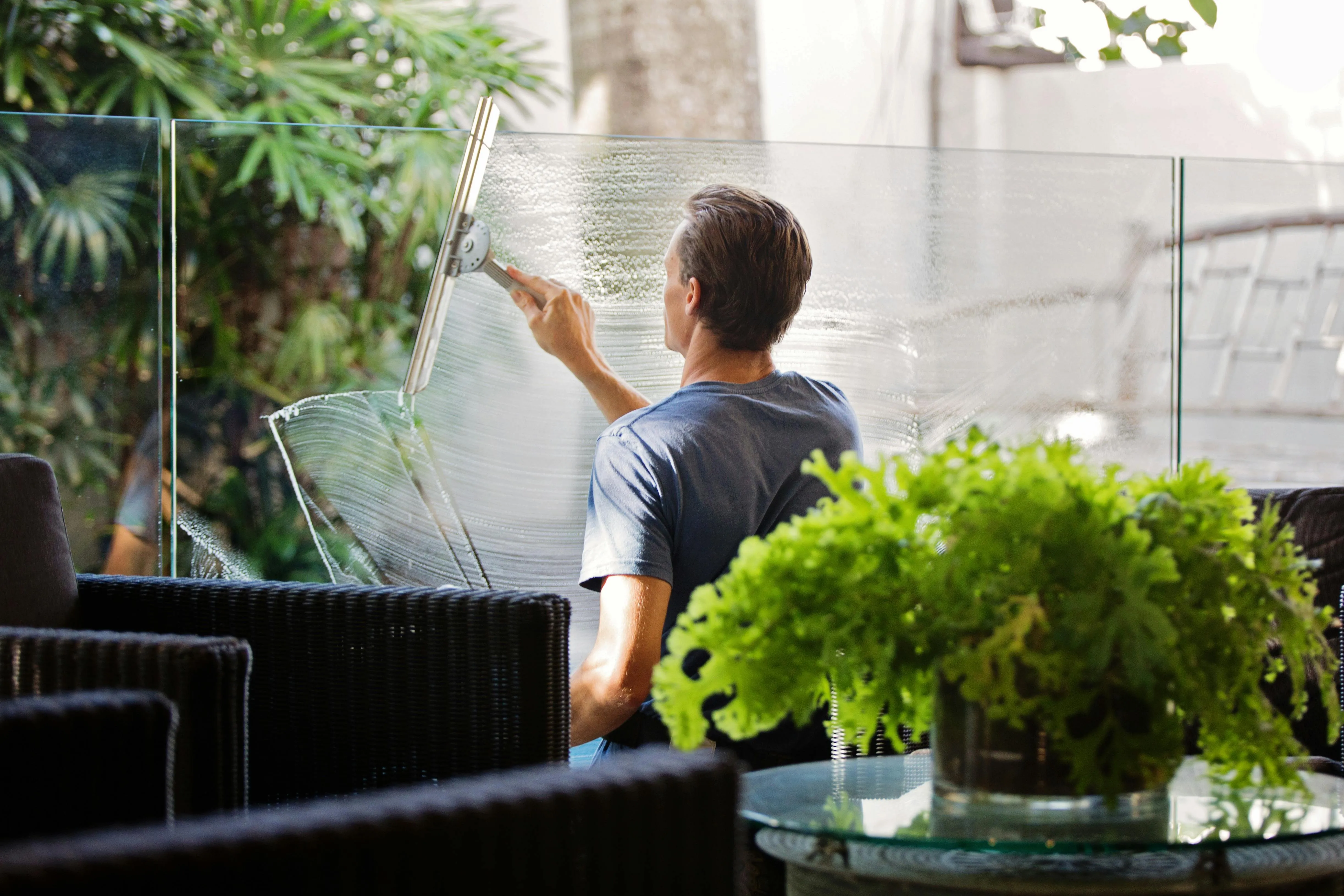Cleaning service background